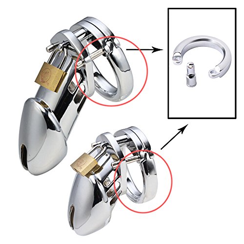 Bestimulus Metal Male Chastity Device Base Ring - Base Ring for Male Defend Chastity Adult Sex Toys Penis - Only Base Ring ((Base ring (1.77