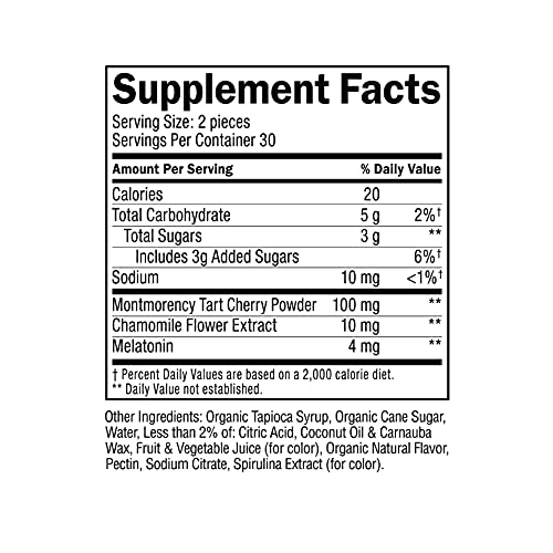 Hilo Sleep Gummies for Adults 4mg Adult Melatonin Gummies Extra