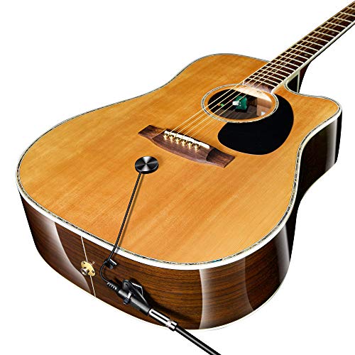 Amumu SBT-12 Trans-HD(TM) SoundBoard Transducer Pickup for Acoustic Guitar Bass Ukulele Violin Cajon - Thumbnail 4