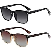 DUSHINE Polarized Sunglasses for Women Classic Retro Style UV400 Protection