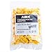 AIRIC T-tap Wire Connectors Quick Splices 100 Pcs 12-10 Gauge Yellow Wire Inline Terminal Connector Tap Self-Stripping Radio Wiring Splice Terminals
