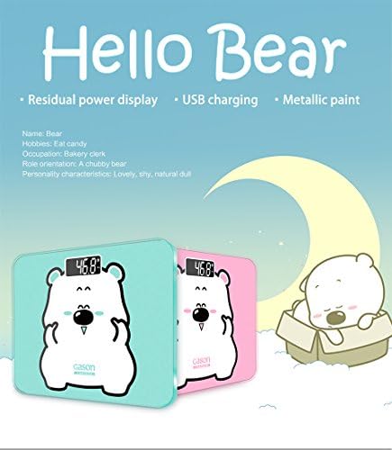 OHJIX A3s USB Charging Scales LCD Digital Display Weight Weighing Floor Electronic Smart Balance Body Household Bathrooms 180KG