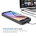 Galaxy S6 Battery Case - UNU DX for Galaxy S6 3600mAh Portable Charger Rechargeable External Protective Battery Pack Power Juice Bank Cases for Samsung Galaxy S6 - Black/Black