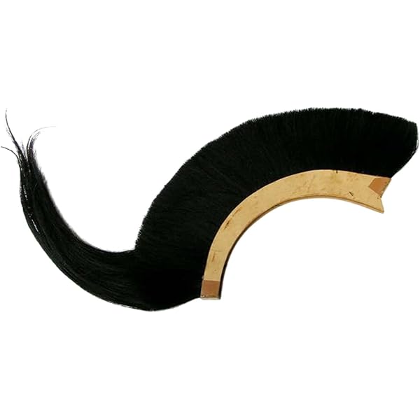 Brosse Crin Cheval Naturel Rouge Pour Casque Romain - Plume Centurion Historique