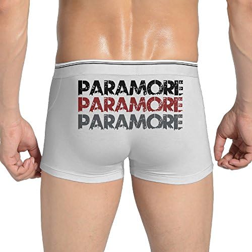 ASHLEYT Paramo Bar Logo Men's Low Waist Briefs L White
