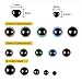 364 Pieces Colorful Plastic Safety Eyes Craft Eyes and Safety Noses 364 Pieces Washers for Doll, Puppet, Plush Animal Making