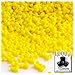 The Crafts Outlet 1,000pc Plastic, Opaque, Tri Beads, 10mm, Emerald Green