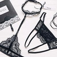 Harness Lace Lingerie Set. See Through Sheer Wedding Underwear. Bridal Open Lingerie set. Nude bra lingerie for women. Honeymoon Bra G-srtings Panties Strappy Lingerie Gift for Women in Box