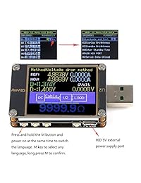 MakerHawk - Comprobador de carga por USB, 150 W, 200 V, 20 A, resistente, regulable, corriente constante, comprobador de capacidad de la batería, módulo de comprobación inteligente de resistencia a la descarga