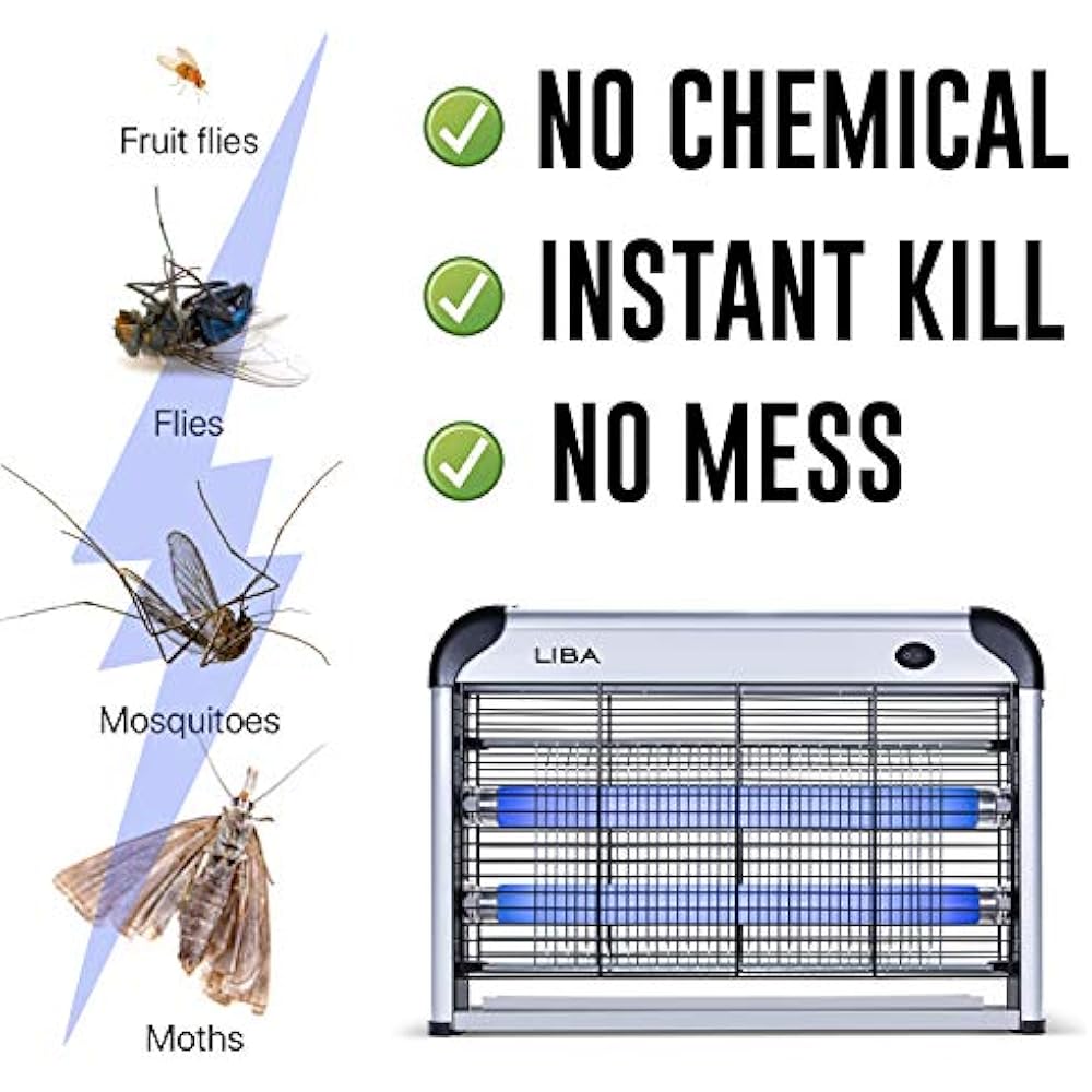 LiBa Bug Zapper Electric Indoor Insect Killer Mosquito, Bug, Fly