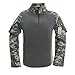 TACVASEN Mens Camouflage Camo Active Military Long Sleeve T-Shirt Tops ACU,US L/Tag 2XL