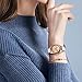TRUMiRR Band for Samsung Galaxy Watch 42mm / Active 2 40mm 44mm Women, 20mm Stainless Steel & Resin Watchband Rose Gold Strap for Garmin Vivoactive 3 / Venu