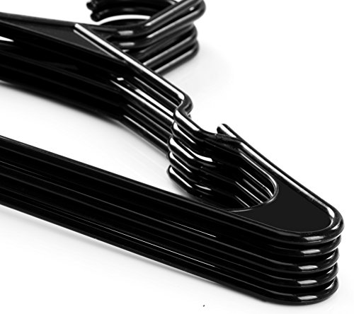 image for Zoyer Standard Plastic Hangers (20 Pack) - Durable And Strong - Light 