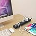 Power Strip, Surge Protector with 4 AC Outlets and 4 USB Charging Ports, 6 Feet Long Extension Cord for Smartphone Tablets Home,Office, Hotel- Black