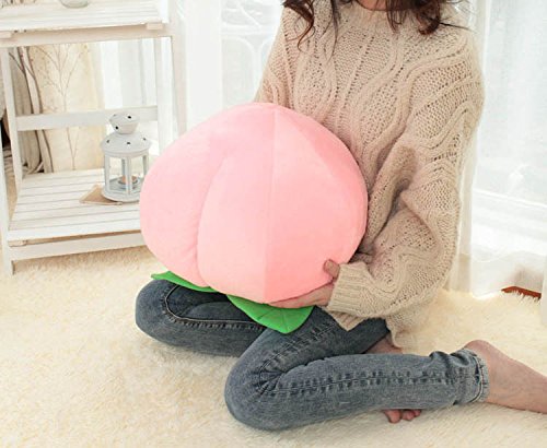 peach shaped cushion