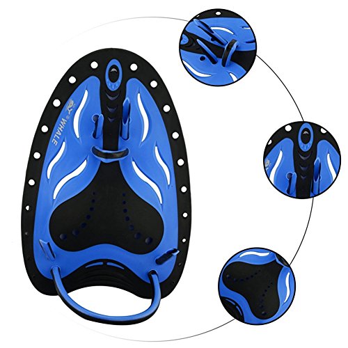 Whale Swim Training Hand Paddles Adjustable Strap Swimming Hand Paddle Youth/Adults for Tubing