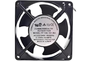 FP-108-1S1-BU 120MM 220/240V 0.125/0.10A 12CM 12038 120X120X38MM 2-Wire Cooling Fan