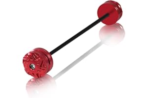 MFGZD MOTORCYCLE ACCESSORIES Motorcycle Front Rear Axle Sliders Fit for Versys650 Ninja650 Z650 Z900/RS YZF-R7 MT-07 MT07 MT-09 CRF1000L CBR1000RR CBR650R GSXR1000 RSV4 G310R G310GS GSXR CNC Front Axle Fork Crash Slider