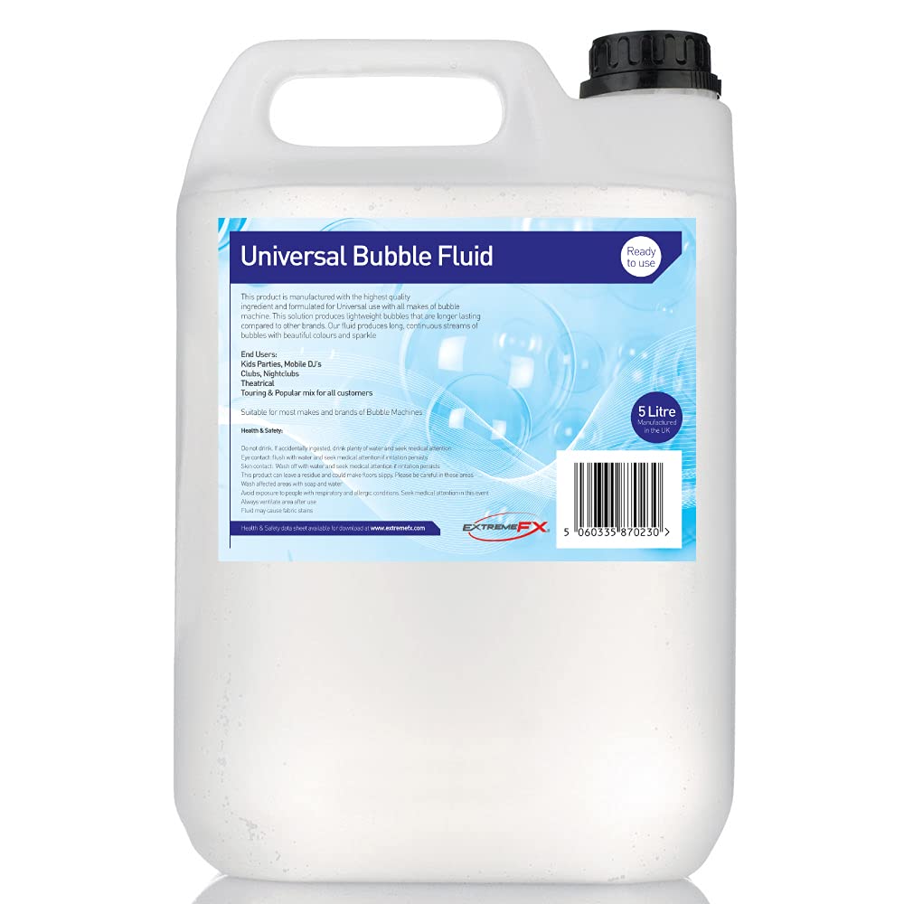 Bubble Fluid Premium Quality 5 Litres Kids Solution for Machine Liquid UK Made