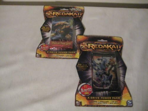 Redakai Conquer the Kairu 3D and animated trading card game & Redakai X-Drive Power Pack 3D, 11 cards per pack by Redakai