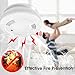 Combination Photoelectric Smoke and Carbon Monoxide Detector Alarm, Protect Your Home from Fire and Gas Leaks