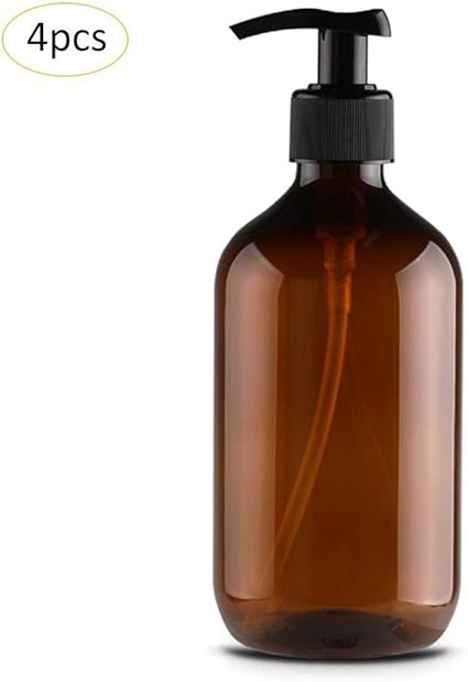Amazon Mercurygo ポンプ瓶 500ml ポンプボトル 遮光瓶 ドロップポンプ 泡立て 詰め替え容器 シャンプーハンドソープ 茶色 Pet製 4本セット ブラウン Mercurygo ソープ シャンプー用ディスペンサー 通販