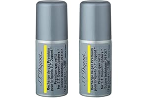 LIGHTERUSA S.T. Dupont Premium Butane 30mL - Yellow (2 Pack)