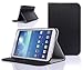 SUPCASE Samsung Galaxy Tab 3 8.0 inch Tablet Slim Hard Shell Leather Case with Auto Wake/Sleep - Black, Multi-Angle Viewing, Business Card Holder