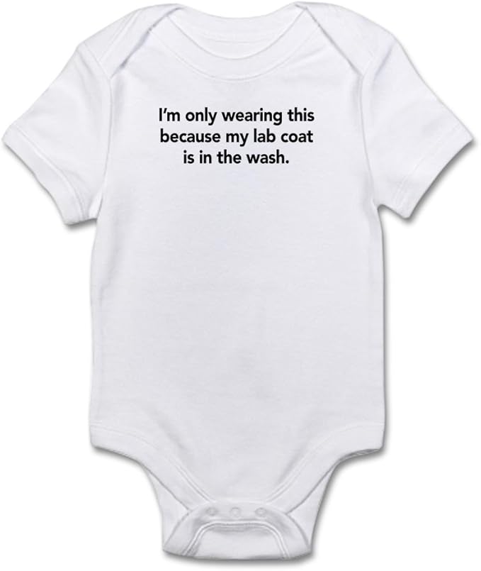 baby lab coat onesie