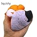 Trasfit 4.3” Jumbo Slow Rising Squishy Charms Bear of Bread, Kawaii Food Hand Pillow Toy Stress Relief Toy