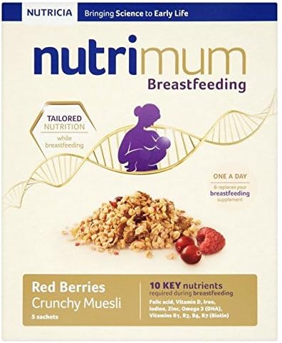 Nutrimum Red Berries Breastfeeding Cereal - 5 x 50g