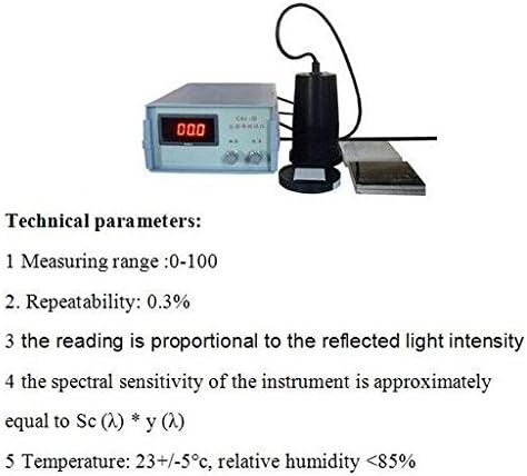 Gowe Reflectivity Meter Reflectance meter 0-100% Repeatability: 0.3% Reflectivity Meter Reflectance meter Reflectivity gage