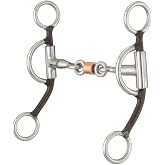 Tough 1 Kelly Silver Star Kelly Silver Star 3 Piece Dogbone Roller Snaffle Bit