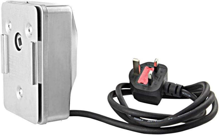 onlyfire BBQ Gas Grill Stainless Steel Rotisserie Electric Main Spit Motor, UK 3 Pins Plug