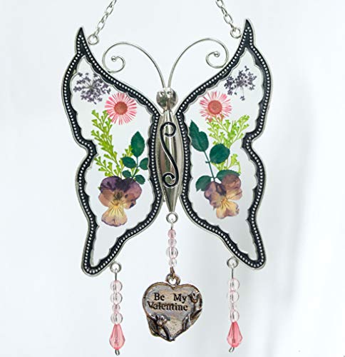 1 Butterfly+Suncatchers+Valentine+Pressed+Embedded