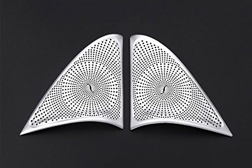 Aluminum alloy Car Tweeters Speaker Cover Trim For Mercedes Benz E Class W213 E200l E300l 2016 2017 Car Styling Accessories