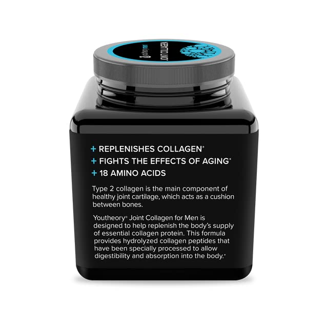 Youtheory Joint Collagen for Men Hydrolyzed Collagen + Plant Based