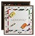 Monopoly 5-in-1 Deluxe Edition - Wooden Game Board with Chess and Checkers