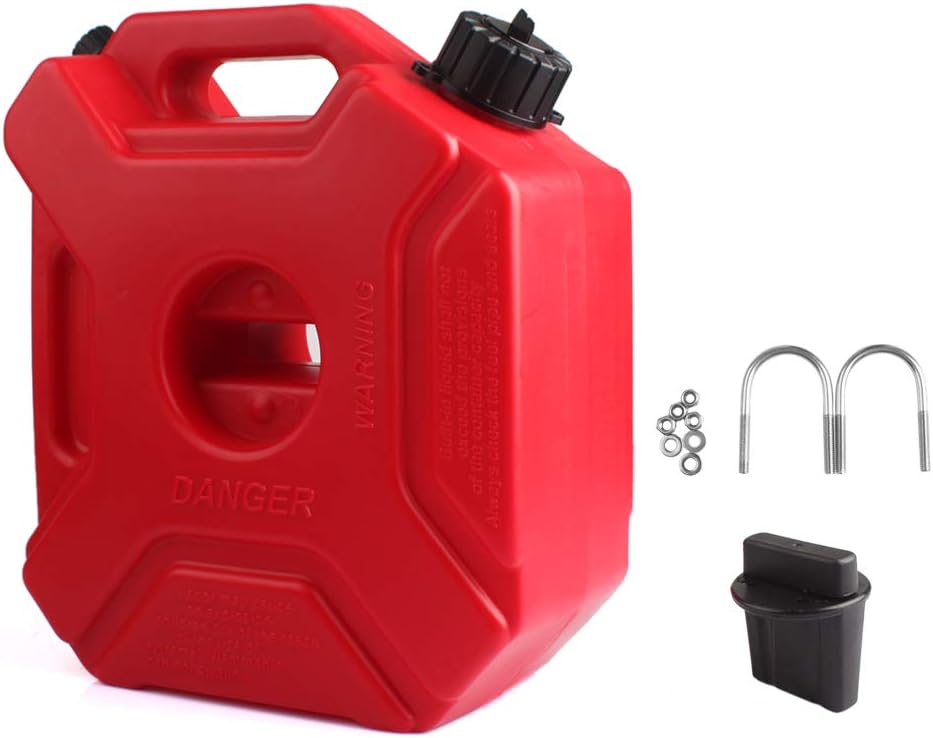 YOUNGFLY Fuel Cans Gasoline Container 0.8 Gallon Universal Fuel Oil Petrol Diesel Storage Gas Tank Emergency Backup for SUV ATV Car