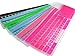 Folox® Colorful Anti Dust Universal Desktop Computer Keyboard Skin Protector Cover for Fullsize PC Keyboard (Hot Pink)