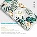 iPhone 8/iPhone 7/iPhone SE(2020) Case,Cute Girls Women Flowers Coffee Floral Bahama Green Leaves with White & Brown Flowers Aloha Summer Tropical Rose Clear Soft Case Compatible for iPhone 7/iPhone 8