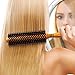 Valdler Natural Boar Bristle Round Brush for Hair Drying Styling Curling
