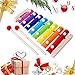 Subay Colorful 8 Tones Hand Knock Xylophone with 2 Wooden Mallets --Inspire Children's Talent for Music!