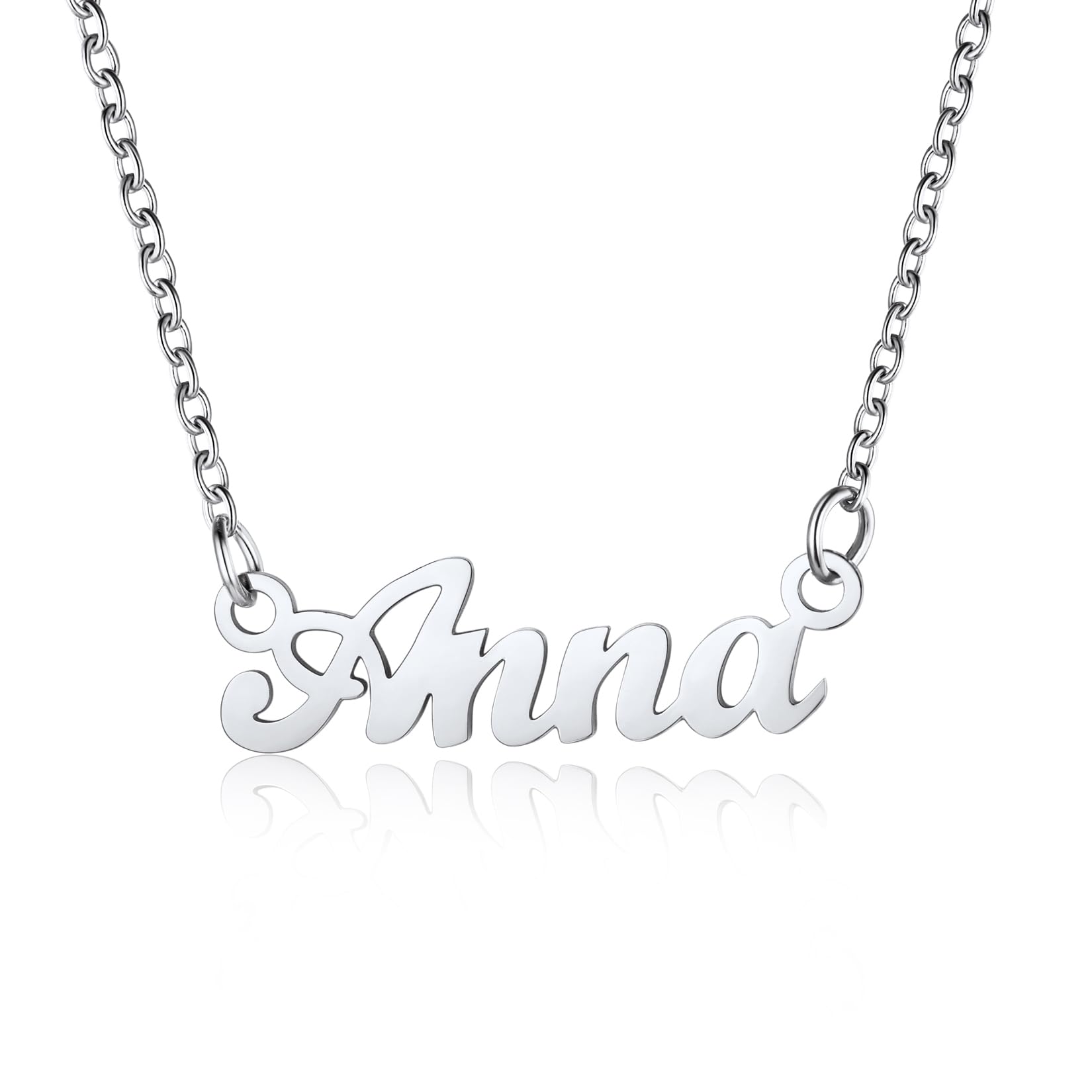 U7 Name Anna Ladies Pendant Custom Necklace Jewellery Womens — image 1