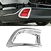 Rear Bumper Fog Light Lamp Cover Trim for Toyota Highlander 2014 2015 2016 2017 2018 Chrome Plated ABS Pair
