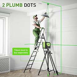Cross Line Laser Level with 2 Plumb Dots - Huepar