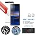[2 Pack] PULEN Tempered Glass Screen Protector for Sony Xperia (10 Plus),HD Full Screen Coverage Anti-Fingerprints Anti-Scratch Bubble Free 9H Tempered Glass