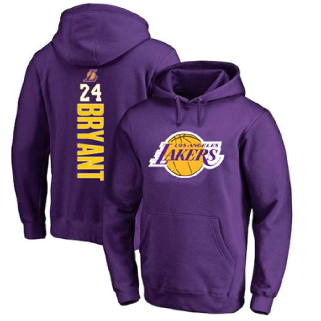 Unk Nba Apparel Mens 8 24 Kobe Hoodie Bryant Hoodie Los Angeles Lakers Hoodie