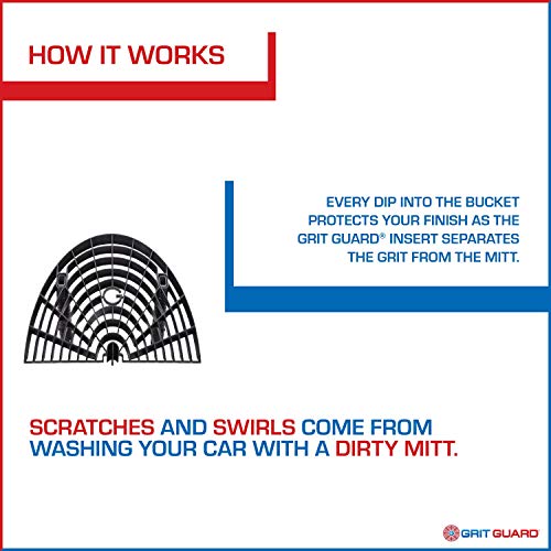 Grit Guard Washboard Bucket Insert Attaches to Grit Guard Insert