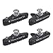 Pioneeryao Sport Road Bike Cycle Bicycle Brake Pads Block 2 Pairs
